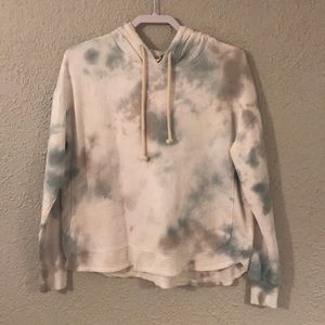 Tie dye hooded sweatshirt size large